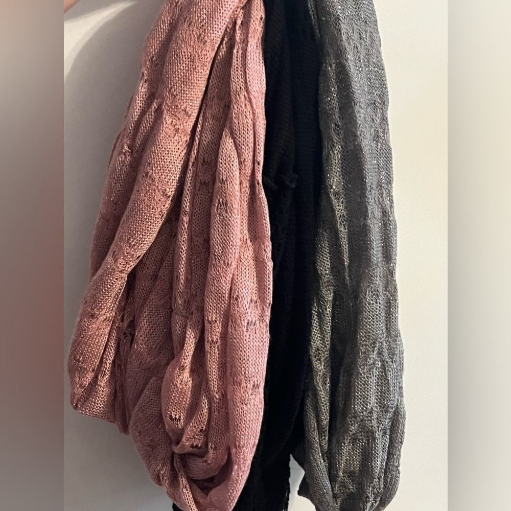 3 scarves